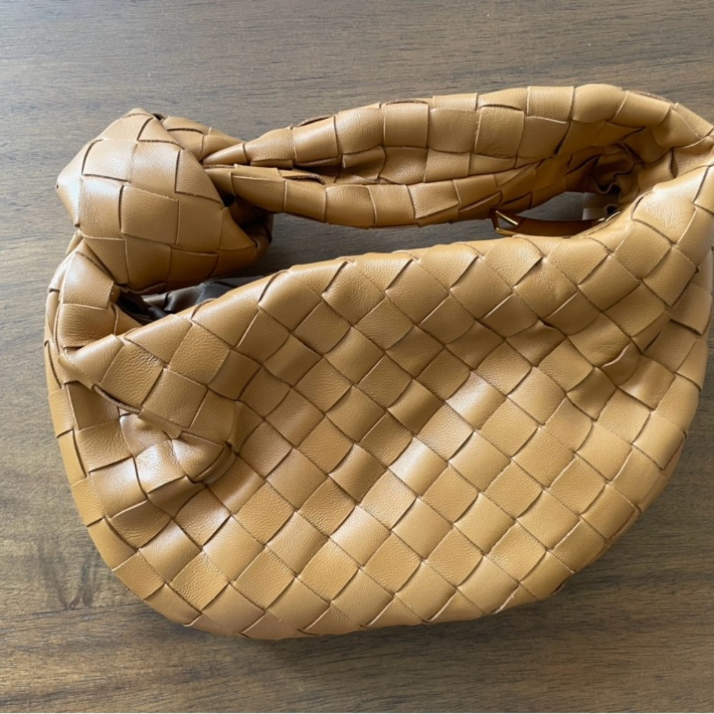 Bottega Veneta Mini Jodie in Tan